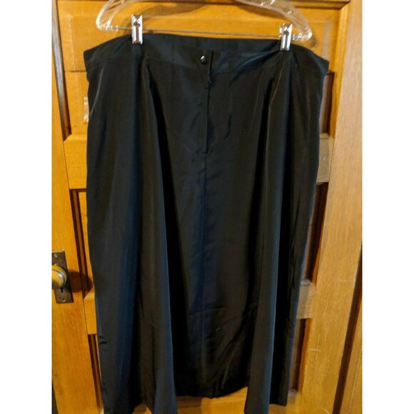Bedford Fair Sz 26W Black long Skirt Party Formal Adjustable Waist Womens Plus - Picture 3 of 6